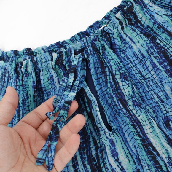 Ramy Brook Top Womens Small Silk Blouse Off the‎ Shoulder Long Sleeve lined tie - Picture 9 of 15